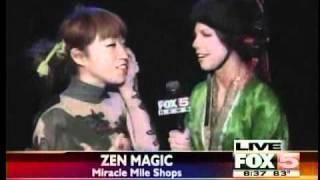 Zen Magic Show starring Ai and YuKi, Live on FOX 5 Las Vegas @ 8:30am, Aug 2, 2010