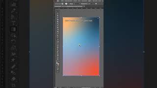 Многоцветный градиент с эффектом шума в Adobe illustrator #shorts