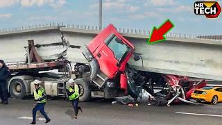 Dangerous Idiots Fastest Truck & Heavy Equipment Fails | Extreme Truck Idiots at Work #23