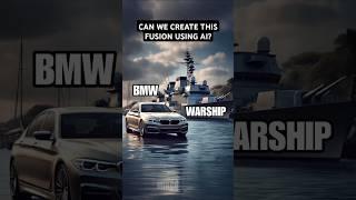 BMW + Warship = Armored AI Monster! ️ #Shorts