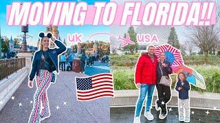 MOVING TO FLORIDA! MOVE FROM UK TO USA WITH US! | Moving Day to live next to Disney World!