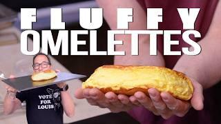 A SUPER FLUFFY SOUFFLE OMELETTE RECIPE THAT IS LEGIT BLOWING MY MIND... | SAM THE COOKING GUY