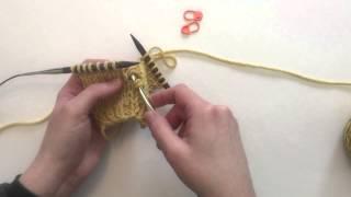 How to work Elizabeth Zimmerman's Phony Seam Technique