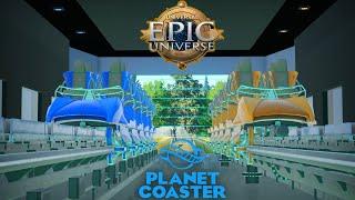 Starfall Racers | Full POV's - Epic Universe (Planet Coaster)