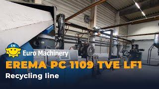 Turn Waste into Profit with the EREMA PC 1109 TVE | Recycling machine