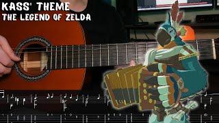 Kass' Theme - The Legend of Zelda - Fingerstyle Guitar Tutorial + TAB