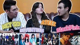 Reaction to NCT 127 "2 Baddies", BLACKPINK "Shut Down", ATEEZ "Guerrilla" and SEVENTEEN "HOT"