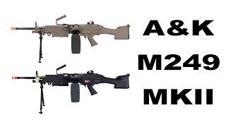 A&K M249 MKII AEG Airsoft LMG