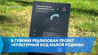 В Губкине реализован проект «Культурный код малой родины»