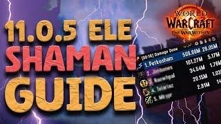 11.0.5 M+ Ele Guide - Rotation (AoE/ST-2 & 3 targets) | The War Within