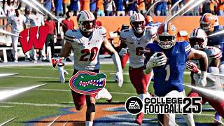 EA SPORTS COLLEGE FOOTBALL 25 | (RGN Jay) Wisconsin Badgers vs. Florida Gators (Young JR1ZZY) | XSX!