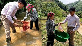 Rich man helps single mother prepare to build new pigsty, building a new life, Orphaned Po