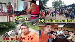 my village market and gym star I'm मेरो गाउँको बजार र जिम स्टार म