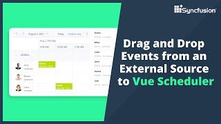 Drag and Drop Events from an External Source to Vue Scheduler