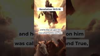 The Second Coming of Jesus Christ | KING OF KINGS #shorts #bible #daily #dailybibleverse #revelation