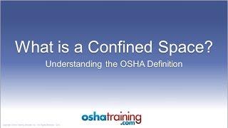 Free OSHA Training Tutorial - Identifying Confined Spaces