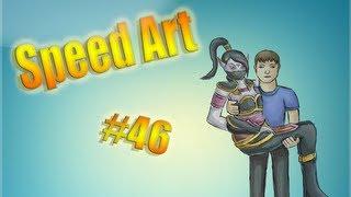 Speed Art #46 [minecraft, dota] ( для theCadl ) (Спид арт)