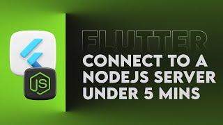  Connect Flutter to Node.js in 5 Minutes! 