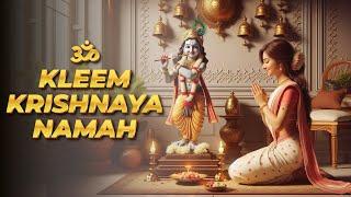  POWERFUL Krishna Beeja Mantra  ॐ Kleem KRISHNAYA Namah | Nonstop Meditation Mantra #krishna