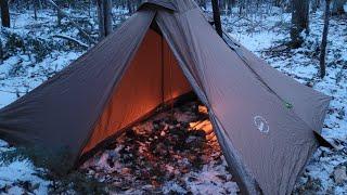 Hot Tent Camping - Full Video On my Channel!