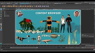 Maya Content Browser #maya3danimation #maya #mayarender #maya3d #mayarender #mayatutorial #animation