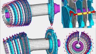 Динамика сборного ротора авиадвигателя ---------- Jet Engine Rotor Assembly Dynamics