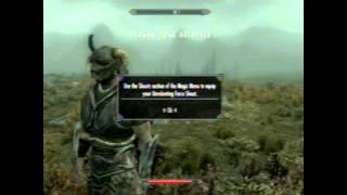 The Elder Scrolls V: Skyrim - PS3 Gameplay - First Dragon Encounter