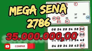 mega sena 2786, 35.000.000,00 tabela atualizada e fechamento com 9 dezenas