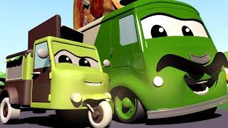 Mezclando PIZZA DE CARAMELOS - Carros Bebes en Auto City - Dibujos Animados para Niños - Auto City