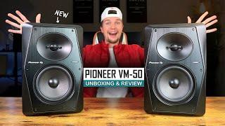 These BRAND NEW Studio Monitors Look INSANE!! - Pioneer DJ VM-50 Studio Monitors (Unboxing & Review)