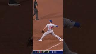 Matt Shaw with a barehand scoop and throw to first!