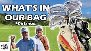 What's in our bag! (w/CARRY DISTANCES) - Flightscope Mevo+