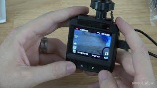 BESTEK 1080p Car Camcorder Video Recorder with 140° Wide Angle 360° Rotating 2.4" LCD Display