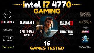 Intel Core i7 4770 Gaming Test : 16 Games Tested in 2024