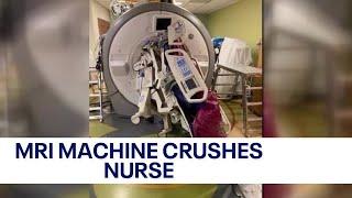 Nurse crushed by accident with MRI machine | KTVU