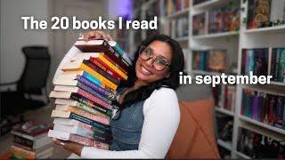 The 20 books I read in September | September wrap up