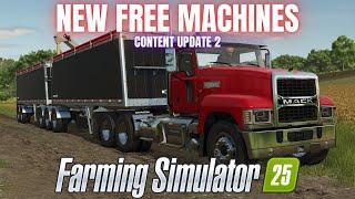 NEW MACHINES - Free Content Update #2 - Farming Simulator 25