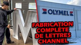 Fabrication Complète de Lettres Channel pour Olymel