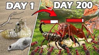 Simulating a Desert for 200 days ANTTREK
