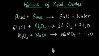 Nature of metal oxides | Metals and Non metals | Chemistry | Khan Academy