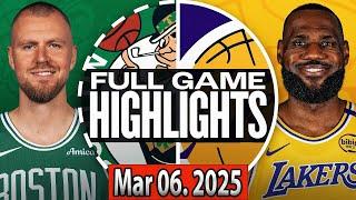 Boston Celtics vs Los Angeles Lakers FULLGAME Qtr Mar 06. 2025 Highlights | NBA SEASON