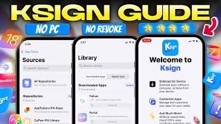 Install KSign on ANY iOS  — No Revoke, No Jailbreak, No PC