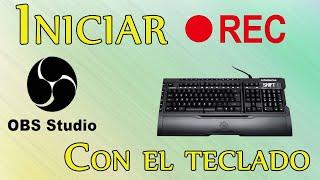 Inicio y detencion de grabacion de OBS con el teclado