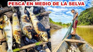 PESCA ARTESANAL en EL RÍO MÁS LARGO DEL PERÚ, Requena Loreto | Jordy Aventurero