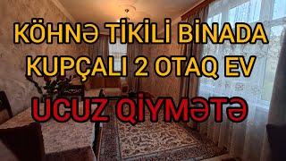 ƏN UCUZ QİYMƏTƏ️KÖHNƏ TİKİLİ BİNADA KUPÇALI MƏNZİL️                                  @elnurgadirov