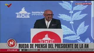 Jorge Rodríguez presenta audios de Edmundo González y de la reunión en la que firmó la carta