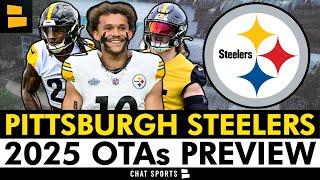 Steelers OTAs Preview: 6 Juicy Storylines To Follow Ft. Roman Wilson, Cole Holcomb & Kaleb Johnson