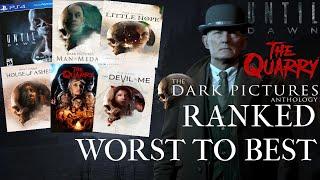 Ranking The Dark Pictures Anthology, Until Dawn & The Quarry WORST TO BEST (Top 6 Games)