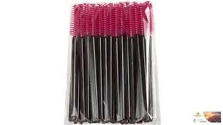 50Pcs/Pack Disposable Micro Eyelash Brushes Mascara Wands  Makeup Kit FREE SHIPPING!