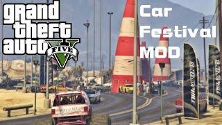 GTA V Map Mod - Race Wars Festival ! Car Meet with mods ! ft Lykan Hypersport !